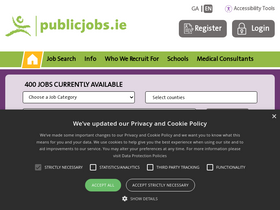 'publicjobs.ie' screenshot