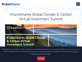 'kraneshares.com' screenshot