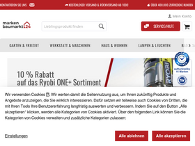 'markenbaumarkt24.de' screenshot