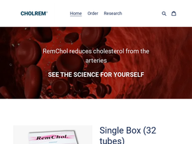 Cholrem Cavadex homepage screenshot