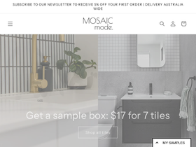 mosaicmode.com.au homepage screenshot