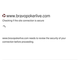 'bravopokerlive.com' screenshot