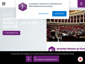 'ordre-chirurgiens-dentistes.fr' screenshot