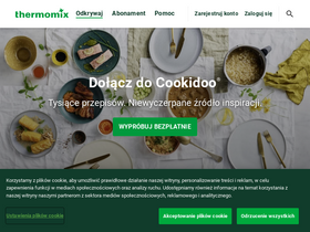 'cookidoo.pl' screenshot