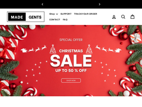 Madegents website screenshot