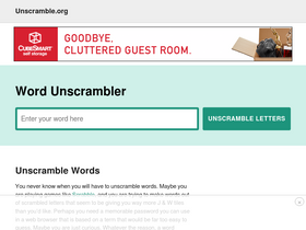 'unscramble.org' screenshot
