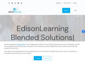 'edisonlearning.com' screenshot