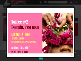 'africultures.com' screenshot