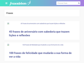 'frasesdobem.com.br' screenshot