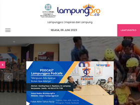 'lampungpro.co' screenshot