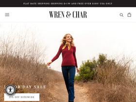 wrenandchar.com homepage screenshot