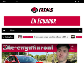 'fayals.com' screenshot