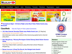 'majalah.com' screenshot