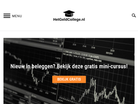 'hetgeldcollege.nl' screenshot