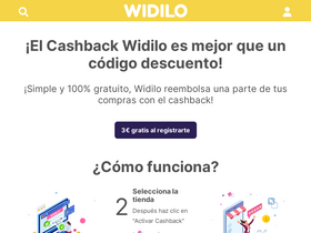 'widilo.es' screenshot