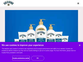 'goldbond.com' screenshot