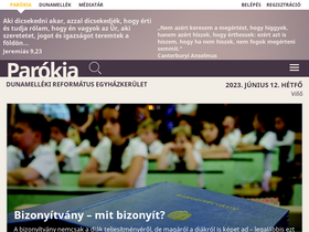 'parokia.hu' screenshot