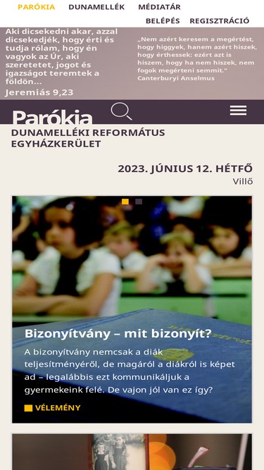 parokia.hu