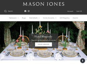 masonjonesshops.com homepage screenshot