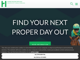 'goracing.ie' screenshot