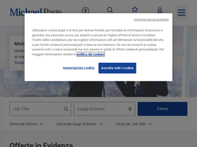 'michaelpage.it' screenshot
