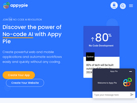 'appypie.com' screenshot