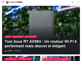 'charlestech.fr' screenshot