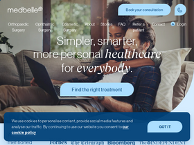 'medbelle.com' screenshot