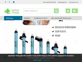 'apotheekthiels.be' screenshot