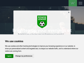 'powerleague.co.uk' screenshot