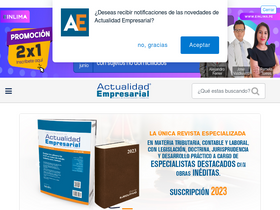 'actualidadempresarial.pe' screenshot