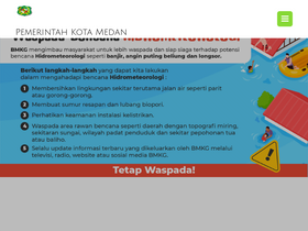 'kelseirengas2.pemkomedan.go.id' screenshot