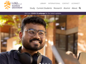 'unisq.edu.au' screenshot