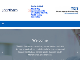 'thenorthernsexualhealth.co.uk' screenshot