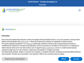 'colloidalipuri.it' screenshot