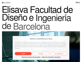 'elisava.net' screenshot