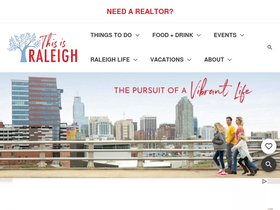 'thisisraleigh.com' screenshot