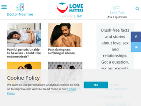 'lovematters.in' screenshot