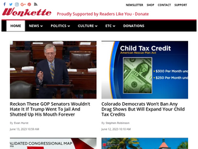 'wonkette.com' screenshot