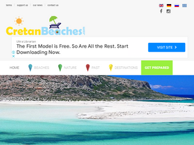 'cretanbeaches.com' screenshot