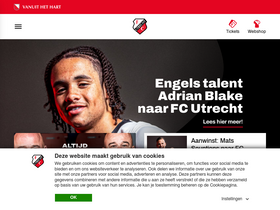 'fcutrecht.nl' screenshot