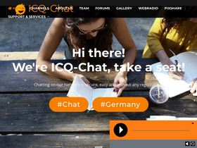 'icq-chat.com' screenshot
