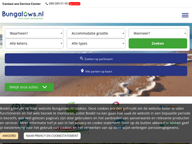 'bungalows.nl' screenshot