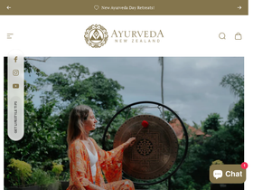 ayurvedanz.com homepage screenshot