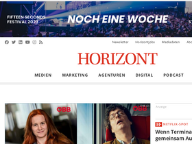 'horizont.at' screenshot