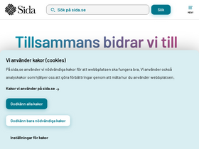 'publikationer.sida.se' screenshot