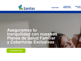 'sanitasperu.com' screenshot