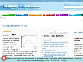 'natationpourtous.com' screenshot