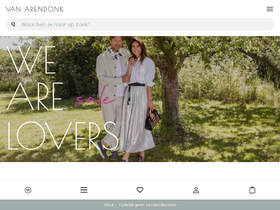'vanarendonk.nl' screenshot