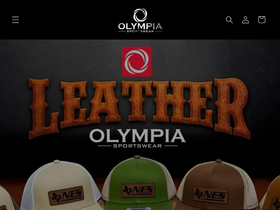 olympiasportwear.com homepage screenshot